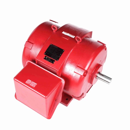 MARATHON 125 Hp Fire Pump Motor, 3 Phase, 3600 Rpm, 200/400 V, 404Ts Frame, Odp U531